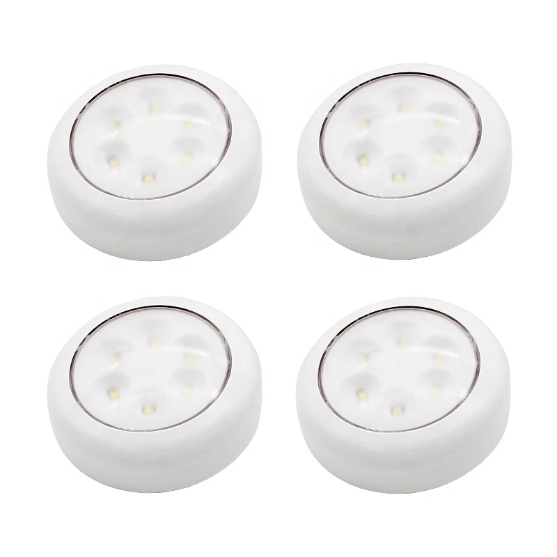 Wireless LED Puck Light with Remote Control LED Under Cabinet Lighting Closet Light
