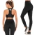 Import Women Gym Suit Yoga Wear Set Two Pieces Ladies Workout Sports Bra With Phone Pocket Yoga Leggings from China