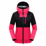 Womens 3 in 1 Winter Ski Jacket Warm Fleece Liner Jacket Waterproof Windproof  Coat Detachable Hood