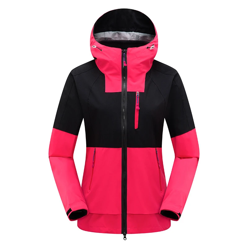 Womens 3 in 1 Winter Ski Jacket Warm Fleece Liner Jacket Waterproof Windproof  Coat Detachable Hood