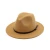 Womens Classic Wide Brim Floppy Panama Hat Belt Buckle Wool Fedora Hat
