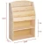 Import Wood Bookshelf Bookrack Storage Organizer Display Bookcase Shelving Natural Wood Color Home Decor Furniture from China