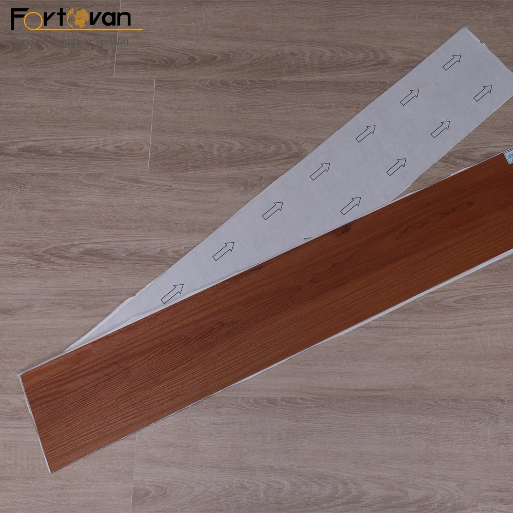 Wood Grain Luxury Vinyl Tiles Self Adhesive Vinyl Plank Peel And Stick Floor Tile