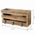 Import Wooden rustic wall mounted board rack with mail sorter key hooks from China