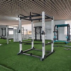 Workout gym equipment Space saving home adjustable squat rack