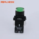 XB2-EW3361 Maximum voltage 600V green light push button switch with LED Light