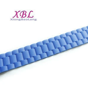 XBL Colorful clear silicone sport rubber plastic men belt