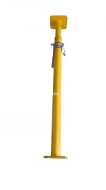 yellow dip painted q235 steel telescopic scaffolding props