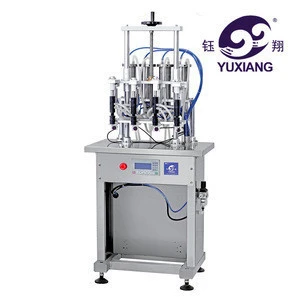 YX PLC 4 Head Automatic Spray Perfume Filling Machine