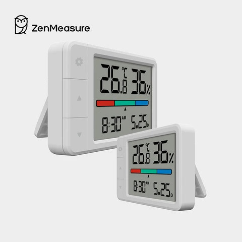 ZenMeasure ODM Customizable Electronic Thermo-Hygrometer Indoor Temperature & Humidity Data Monitoring Testing Equipment