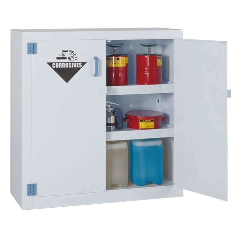 ZOYET 30 gallon laboratory chemical storage cabinet Reagent Storage Cabinet, Acid Storage Cabinet with two keys