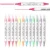 Import ZSCM Hot selling  12pcs/box soft multi color double-sided highlighter marker pen from China