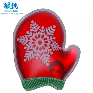 Promotion Gift Christmas Gel Winter Heat Pack Portable Hand Warmer in Glove Shape