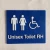 Import Customized metal signage acrylic toilet ADA braille signage board design for information from China