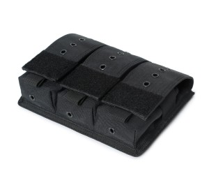 Tactical Flipped velcro open/closed Double/Triple Mag Pouches