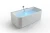 Import Whirlpool hydro massage hot tub bathtub with colorful lights jacuzzi from China