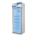 Commercial Inverter Upright Glass Door Freezer Display Supermarket Refrigerator