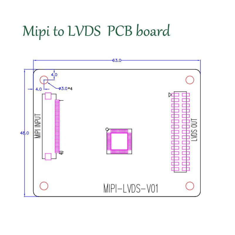 Buy Mipi To Lvds Signal Converter Board Mipi To Lvds Driver Board from