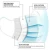 Import USA STOCK CE FDA 3PLY 50Pcs Disposable Face Masks 3 Ply Protective Safety Mask for Dust, Air Pollution Elastic Earloop from USA