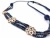 Import Freshwater & Aventurine Pearls - Sapphire - Pink Quartz - Amazonite Necklace w/ Hand Braided Silk Thread From Fez from United Arab Emirates