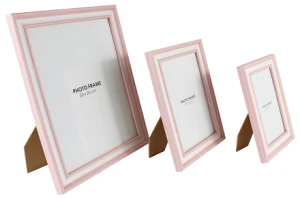 Pink  MDF Home Decor Photo Frame for living room and bedroom