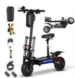 USED Sales Offer for EU Stock FLJ 5600w/60v Two Wheel 11in. Folding Off Road Electric Scooter FAST NEW