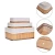 Import Good selling  set 3 real natural bamboo home storage basket bamboo basket with liner from China