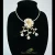 Import Shell and Pearl Gemstone Flower Necklace with Earrings Set Handmade  PN6 pearl from Thailand
