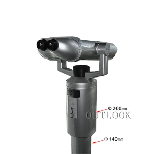 YJ-3C Long-range coin-operated telescope that is of the highest quality and is waterproof.