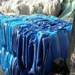 HDPE Blue Drum Scrap