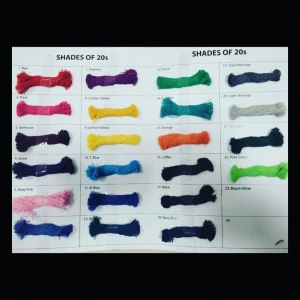 Dyed yarn