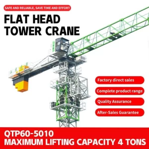 Manufacturers supply multi-model high-rise building cranes site cranes flat-head tower cranes QTP60-5010