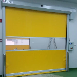 Intelligent fast pvc door high quality high speed rolling shutters door