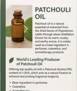 Buy Premium Patchouli Oil 100% Pure Essential Oil From Indonesia