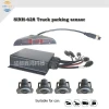 LED display Parking Sensor System with 0.4-8m detection range, with 4 sensors for Truck/Bus/Lorry/Va