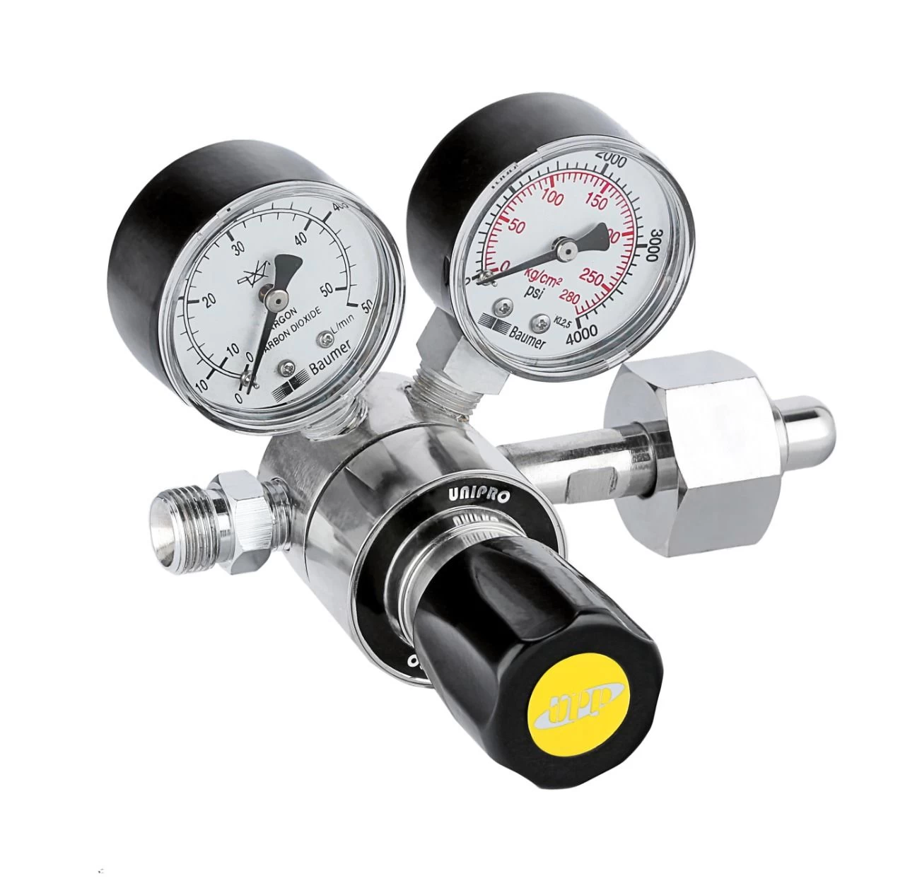 Buy Cylinder Pressure Regulator With Flow Gauge For Shielding Gases