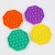Import Children Educational Stress Reliever Toy Autism Tie Dye Silicone Squeeze Toy Bubble Fidget Sensory Toys from China