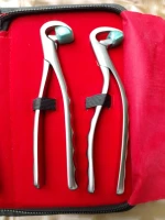 Dental Extraction Forceps Standard Series Set of 4 Pcs 40 Bumpers Free