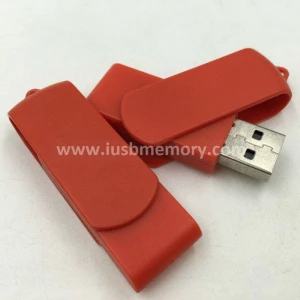 SP-013 wholesale red twist plastic usb memory 1gb 2gb 4gb