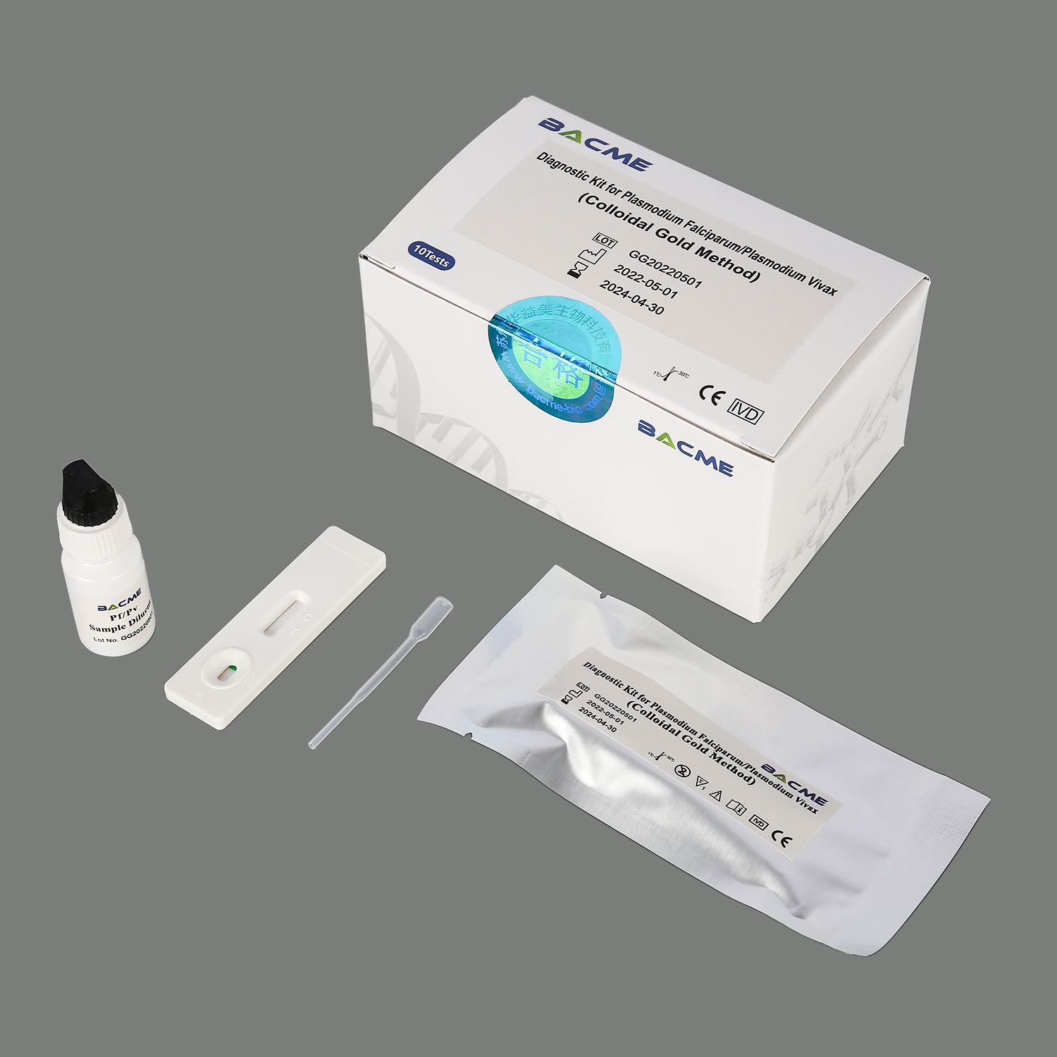 Buy Plasmodium Falciparum/ Vivax Malaria Diagnostic Kit from Company ...