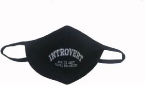 2 Ply Cloth Mask - Introvert