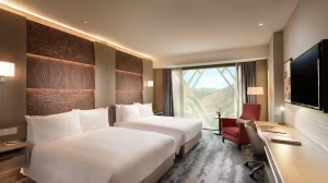 Hilton Port Moresby Hotel bedroom furniture