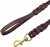 Import Soft And Sturdy Leather Premium Pet Leash Lead Training And Walking Braided Dog Leash from China