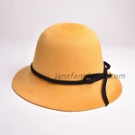 Autumn winter fedora hat women wool felt hat fedoras﻿