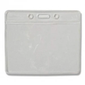 China Transparent PVC Pocket ID Badge Holder