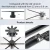 Import Z4 150cm six blades hologram 3D Led fan 6 wings WIFI 3D holographic display projector from China