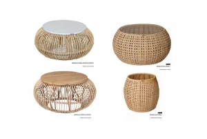Quality products made of wood and rattan, a blend of aesthetic values ​​made by innovative craftsmen