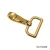 Import 1 inch factory direct price D ring swivel hook for handbag from China