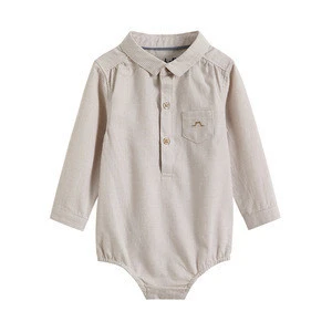 100% Cotton Spring Newborn Baby Knitted Long Sleeve Clothes Baby Cute Casual Jumpsuit Romper