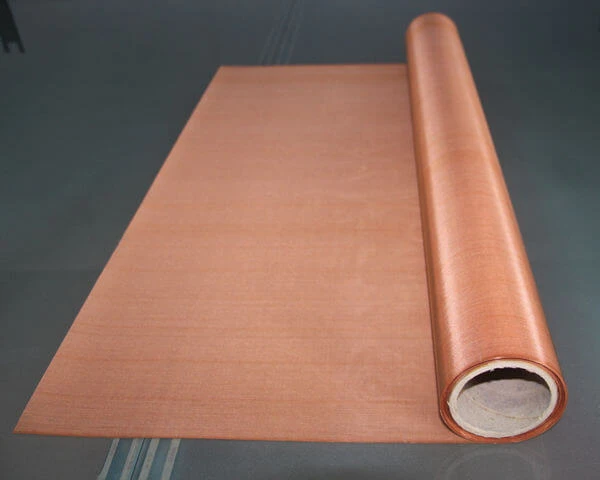 100 Mesh Copper Wire Mesh /Copper Infused Fabric/Eastic Copper Mesh Netting
